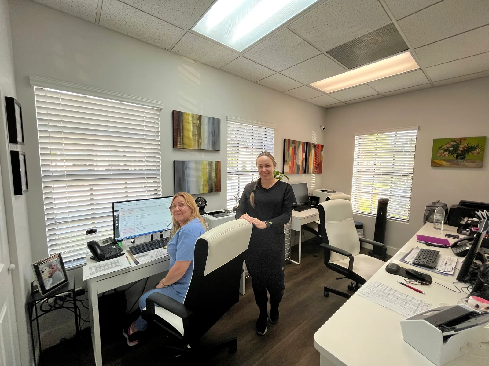 BCK Prime Care reception team in the office
